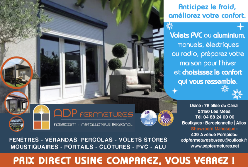 ADP Fermetures, le savoir-faire local  au service du sur-mesure
