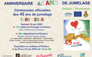 Oraison - Traversetolo : une histoire de jumelage et 45 ans d’amitié durable