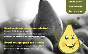 La poire Sarteau est en fête le 19 octobre à Draix !