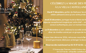 VILLA CASTELLANE À GRÉOUX LES-BAINS, DES MOMENTS INOUBLIABLES POUR LES FÊTES...