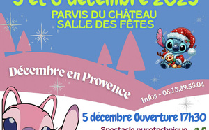Programme des festivités de Noël de Chateaux Arnoux-Saint Auban