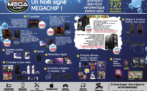 Les bons plans de Noël 2025 chez Mégachip