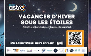 Février, Le ciel en spectacle au centre d’astronomie  !