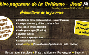 28è foire paysanne de La Brillanne le rendez-vous est donné le 14 mai 2026 !