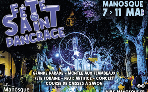 Manosque : 5 jours de fête pour la saint-pancrace  du 7 au 11 mai 2026