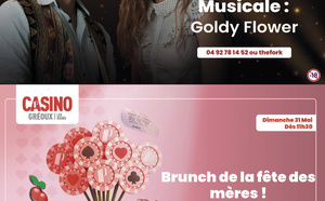Le mois de mai s’annonce  festif et généreux au casino de Gréoux Les Bains