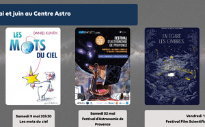 Les actualités du Centre  d’Astronomie en mai…