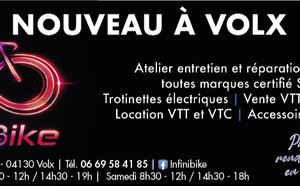 Infinibike : le nouveau  bike-shop incontournable  à Volx !