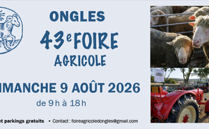 Foire d’Ongles : 43è édition le dimanche 9 août