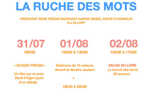 Le salon «La Ruche des Mots»  revient à Riez du 31 juillet  au 2 août pour sa 14e édition