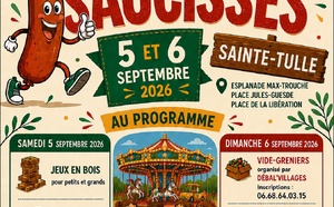 Sainte-Tulle fête les saucisses  du 5 au 6 septembre