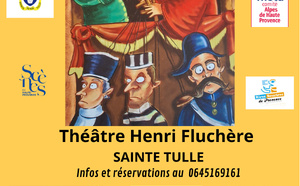 Réouverture de l'atelier théâtre à Sainte-Tulle et opération «au théâtre»