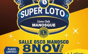 Loto geant du Lions club  dimanche 8 novembre !