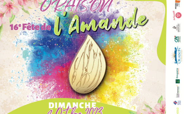 L’amande en fête pour  la 16e année :  Le dimanche  8 octobre 2023 à Oraison