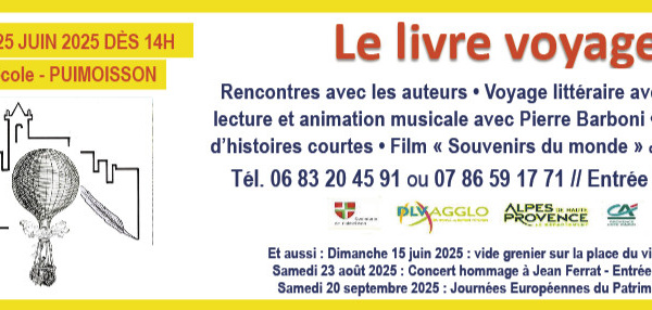 journée du livre, vide-grenier, concert... la saison estivale est lancée à puimoisson !