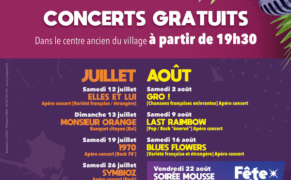 Villeneuve fait vibrer l’été au rythme du rock, du madison  et des apéros-concerts !