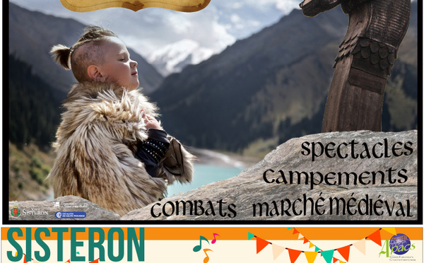 Les rues en fête et Sisteron au temps Viking cet été !