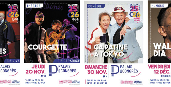 La rentrée approche et la nouvelle saison culturelle de la ville de Digne-les-Bains redémarre sur les chapeaux de roues !