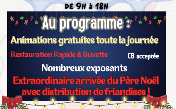 Le Marché de l’avant Noël  de Montfuron annonce le début des festivités!