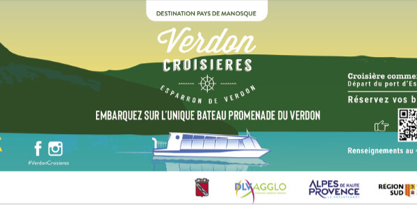 VERDON CROISIÈRE :  Une nouvelle façon  de découvrir le Verdon