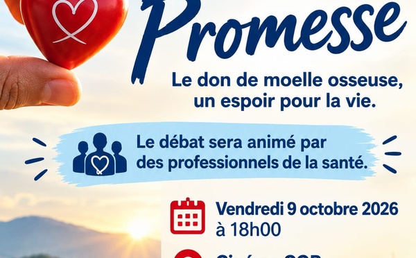 DON DE MOELLE OSSEUSE : UNE SOIRÉE POUR COMPRENDRE ET AGIR le 9 octobre 2026