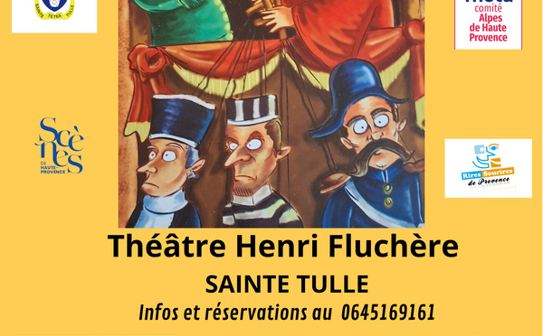 Réouverture de l'atelier théâtre à Sainte-Tulle et opération «au théâtre»