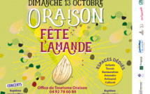 Dimanche 13 Octobre, Oraison fête l'Amande !
