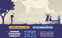 Concours de pétanque  en doublette à Gréoux-les-bains le 14 juillet et le 15 août