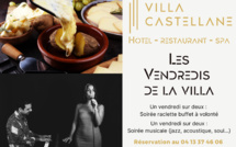 Le restaurant de  la Villa Castellane à Gréoux-Les-Bains va égayer vos papilles!