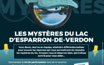 Verdon Mystères, découvrez les secrets du lac d’Esparron du manière ludique...