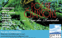 Festival Poesie et Chansons, Au Pays Des Lavandes, 9e édition du 24 au 30 juin 2023