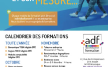 Les formations  assurées par adf !