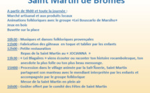 Fête de la Saint Martin samedi 11 novembre
