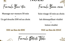 Pour les fêtes, offrez ou offrez-vous du bien-être dans votre institut trésor des neiges...