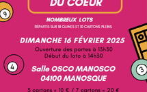 LES RESTOS DU COEUR FONT LEUR LOTO LE 16 FÉVRIER 2025 À MANOSQUE !