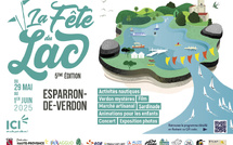 Le lac d’Esparron sera  en fête du 29 mai au 1er juin !