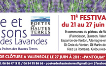 FESTIVAL POESIE ET CHANSONS  AU PAYS DES LAVANDES,  11è EDITION, du 21 au 27 juin 2025
