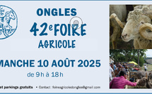 La foire agricole d’ongles revient le dimanche 10 août pour la 42è édition