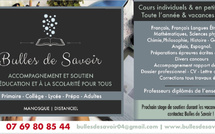 Bulles de Savoir : soutien scolaire sur mesure pour révéler le potentiel de chacun !