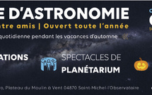 Un automne sous les étoiles avec le Centre Astro à  St-Michel-L'Observatoire