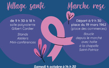 OCTOBRE ROSE À PIERREVERT : VILLAGE SANTÉ ET MARCHE ROSE SAMEDI 4 ET DIMANCHE 5 OCTOBRE