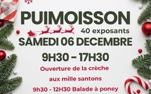 Samedi 6 décembre :  La magie de Noël  s’empare de Puimoisson