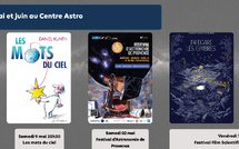 Les actualités du Centre  d’Astronomie en mai…