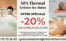 Nouveauté : La Cure Nocturne aux Thermes de Gréoux-les-Bains ! « Après ma journée  de travail, je prends soin de ma santé. »